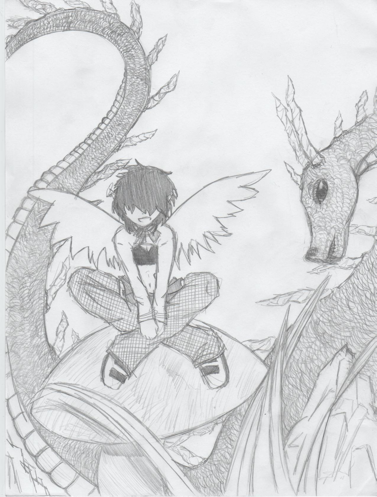 Eth and his Dragon by xenosagasora