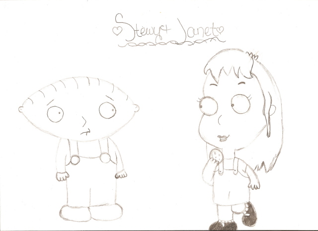 Stewie and Janet by xheartxbrokenx13