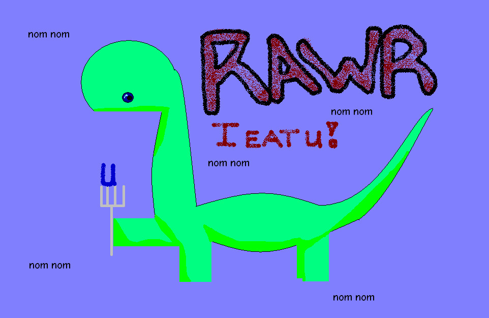 RAWR! i eat u! by xkibaxgirlx