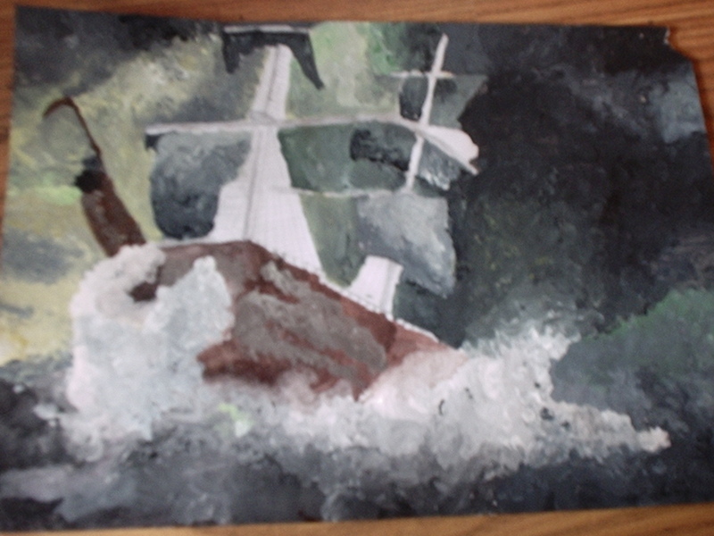 POTC painting of ship by xlilleox