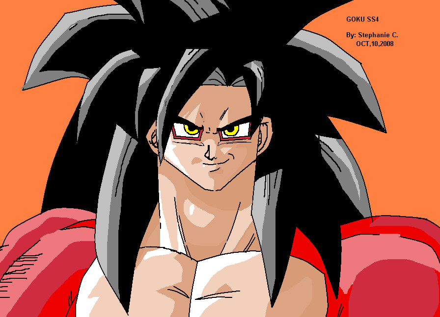 Goku SS4 On Paint by xoxTerrysWifeyxox