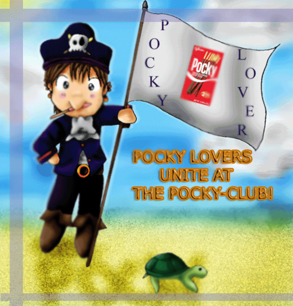 Pocky Lovin Pirate by xshiny