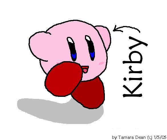 Kirby! He's so cute... by xxDarkChiixx