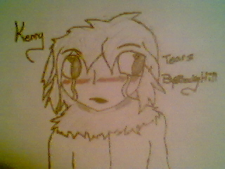 Kenny Tears --Uncolored-- by xxPainted-redxx