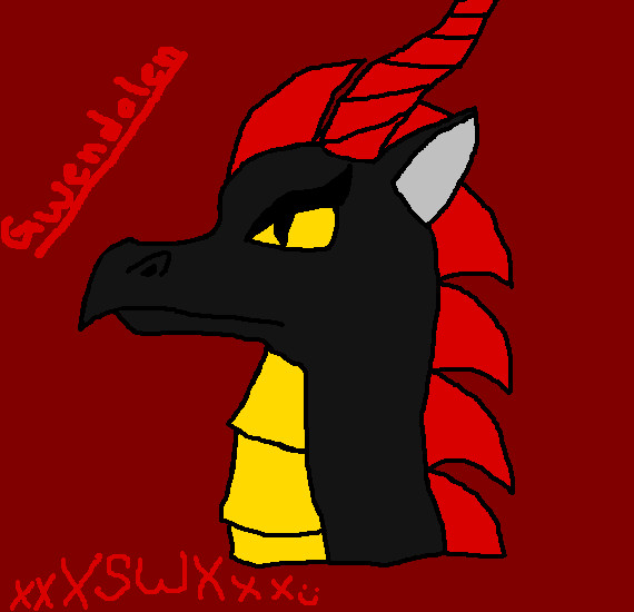 Gwendolen the dragon for darkwolf333!!! by xxXShadowWolfXxx