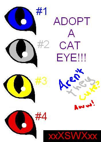 Adopt a cat eye!!! by xxXShadowWolfXxx