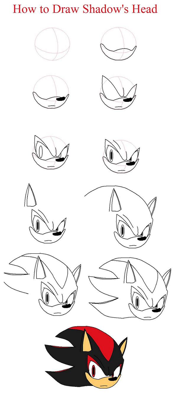 How To Draw Shadow Hedgehog