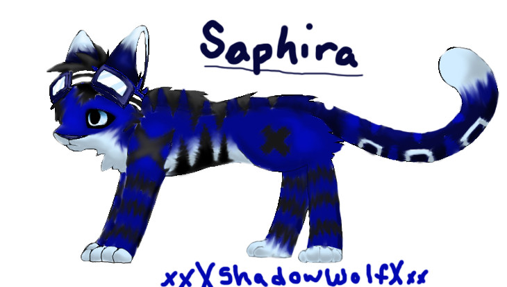 Saphira the Tiger!!! by xxXShadowWolfXxx