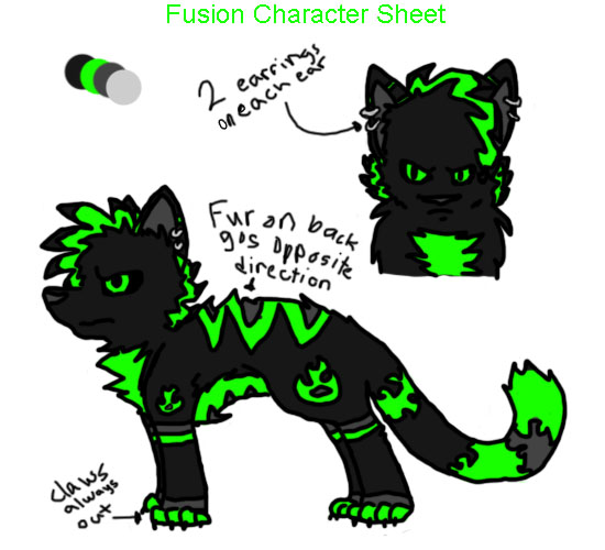 Fusion Character Sheet by xxXShadowWolfXxx
