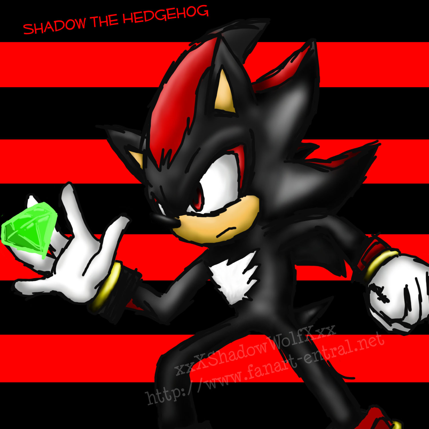 Shadow the Hedgehog by xxXShadowWolfXxx