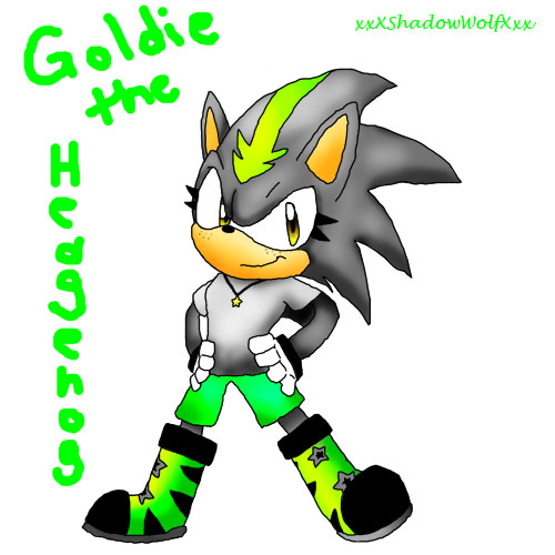 Goldie the Hedgehog by xxXShadowWolfXxx