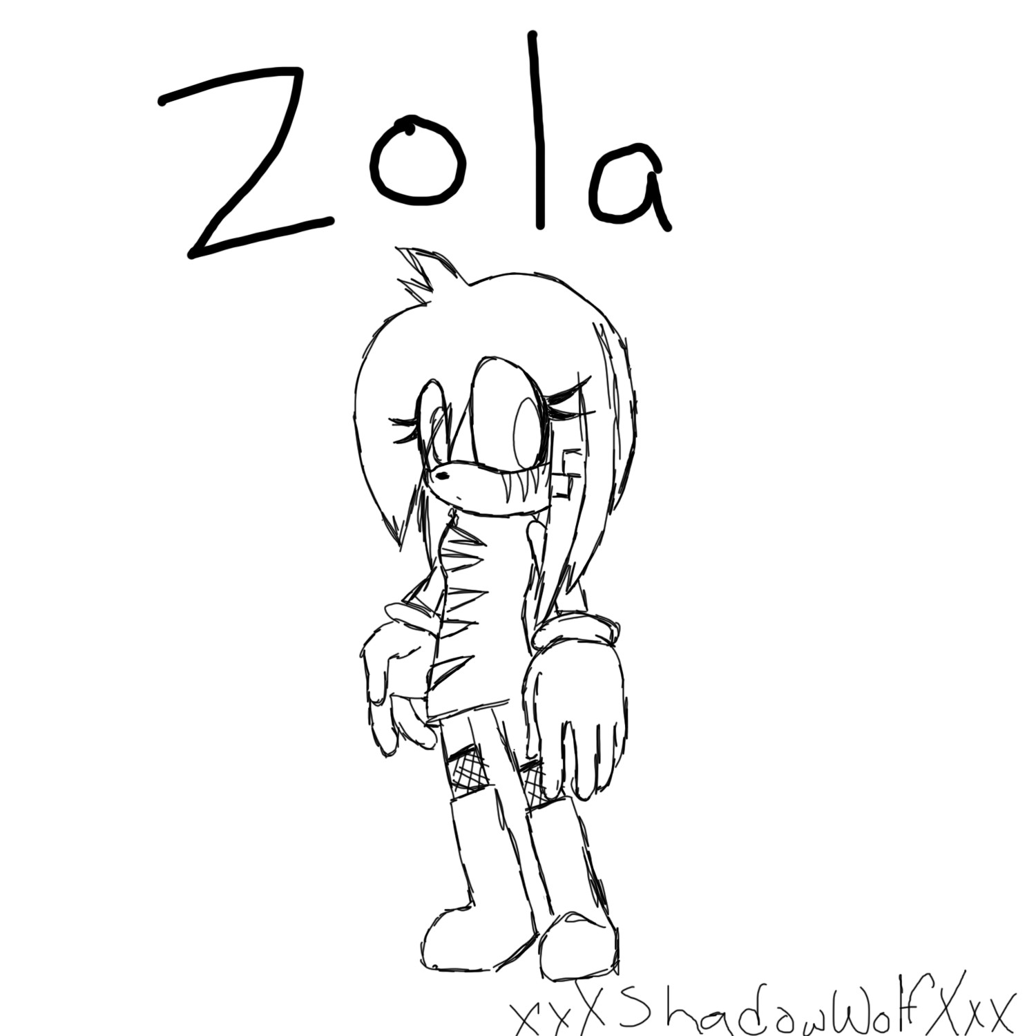 Zola the Echidna by xxXShadowWolfXxx