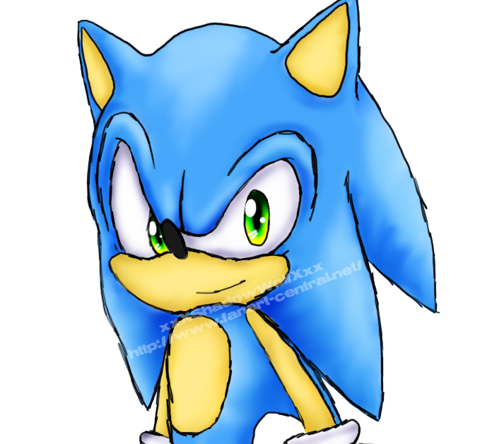 Sonic the Hedgehog by xxXShadowWolfXxx