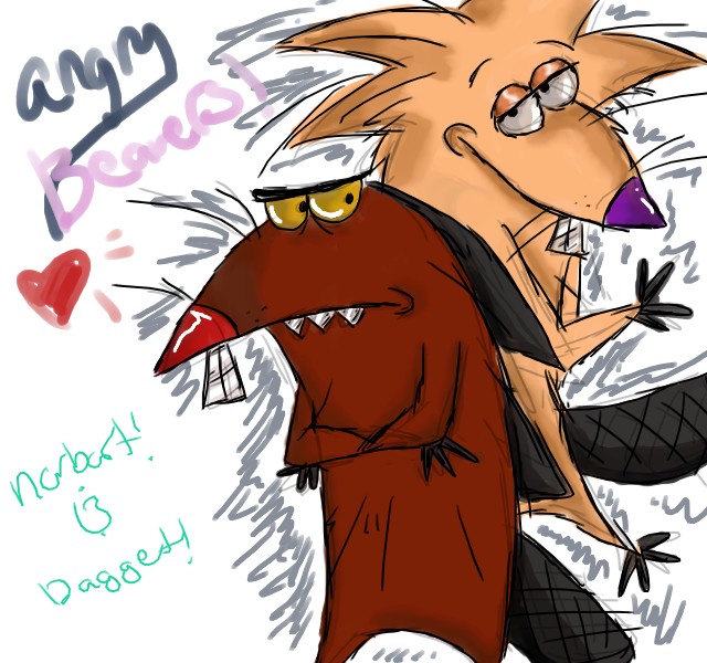 angry beavers by xxinsector_hagaxx