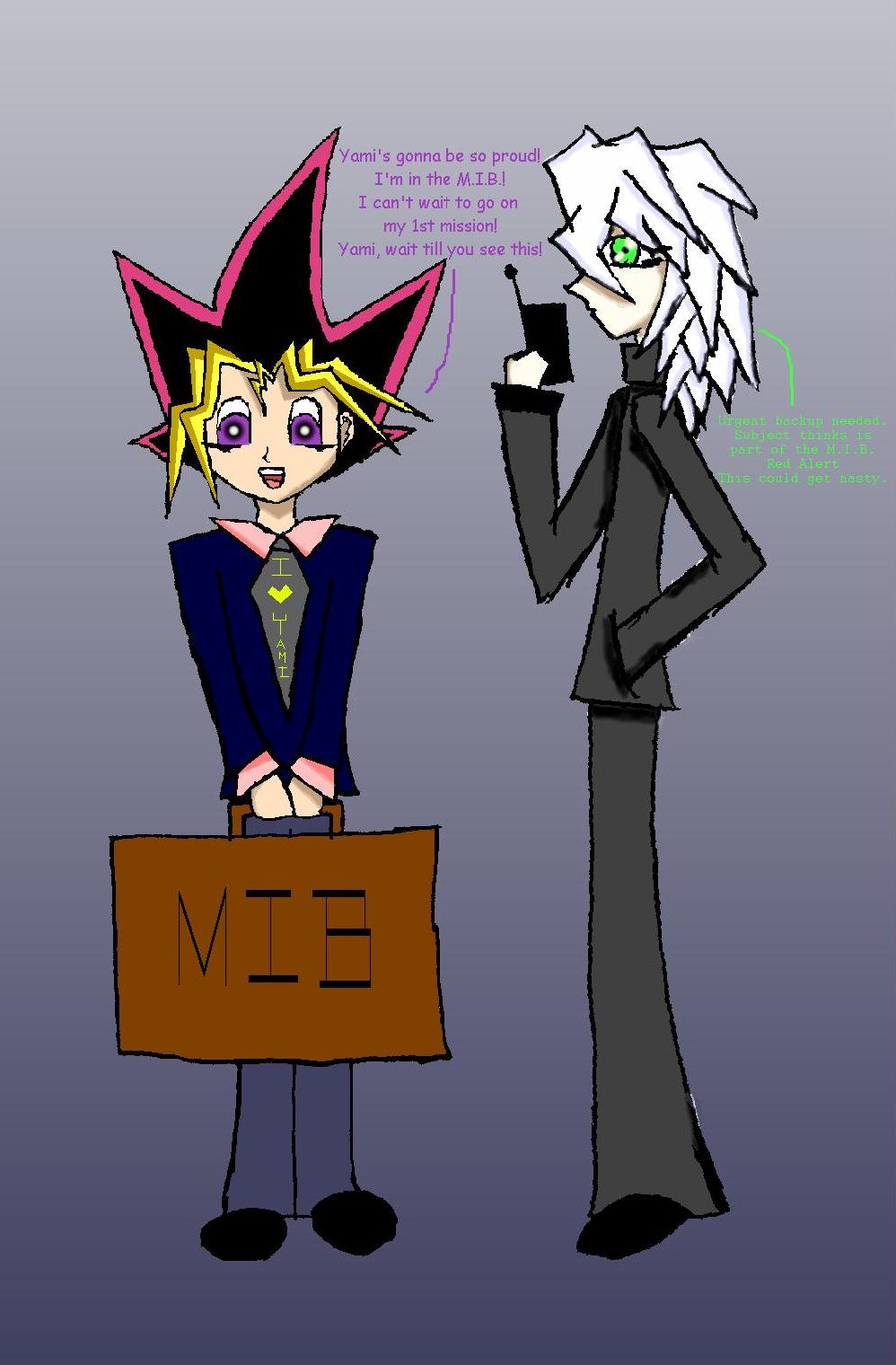 M.I.B. Yugi and Ryo *4 Knuckles_prower168* by YGO4EVER