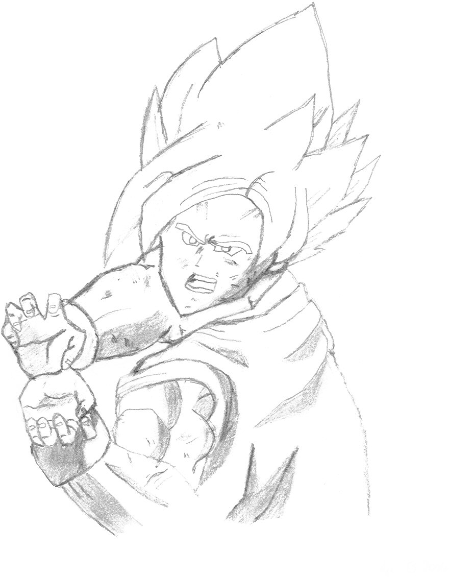 Goku Super Sayain by YGO_FMA