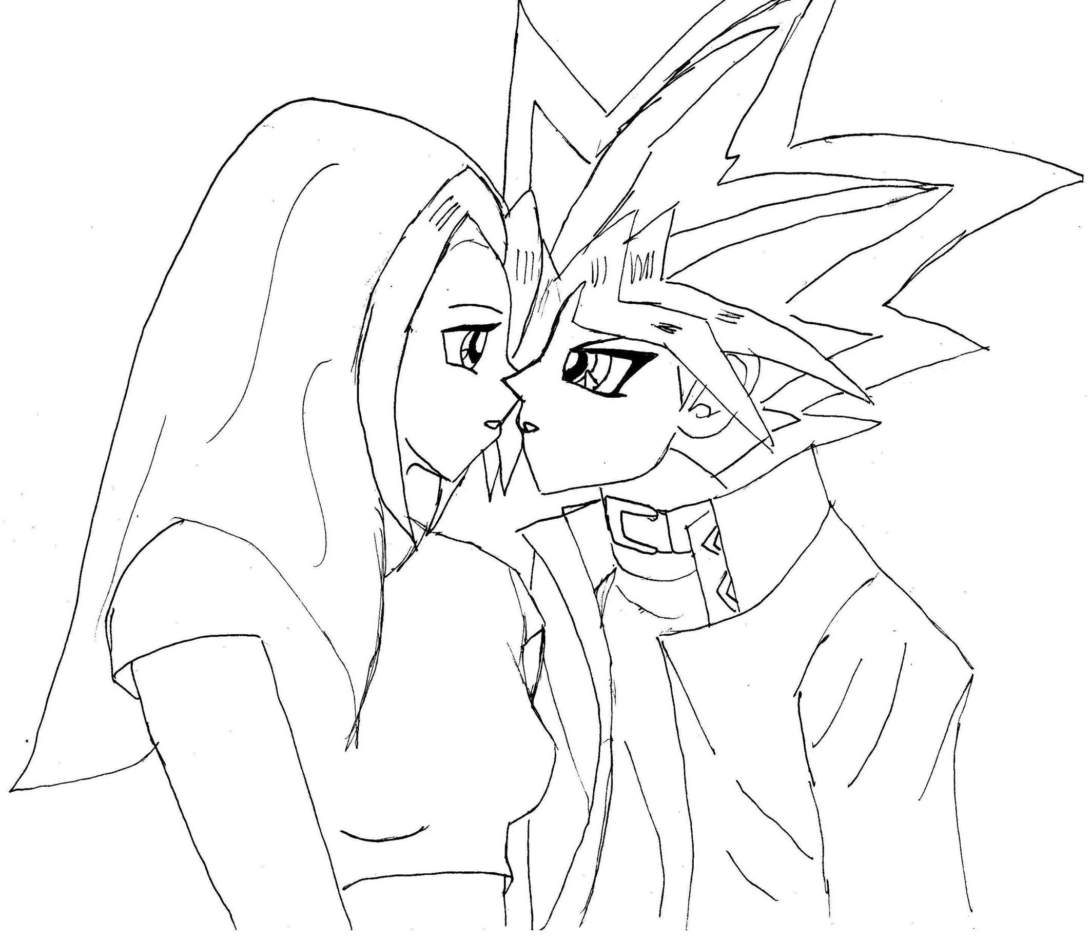 Kiss her,Yami,Kiss her!!! by YGOfan