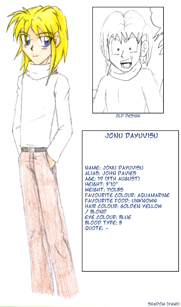Jonu Dayuvisu - Character Redesign by YamiBakura