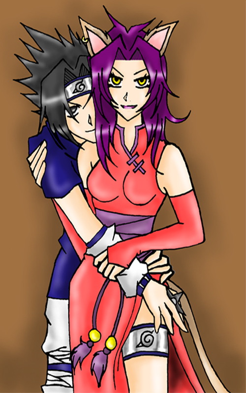 Selina and Sasuke -Request for ladychaos- by YamiSavrilleIshtar