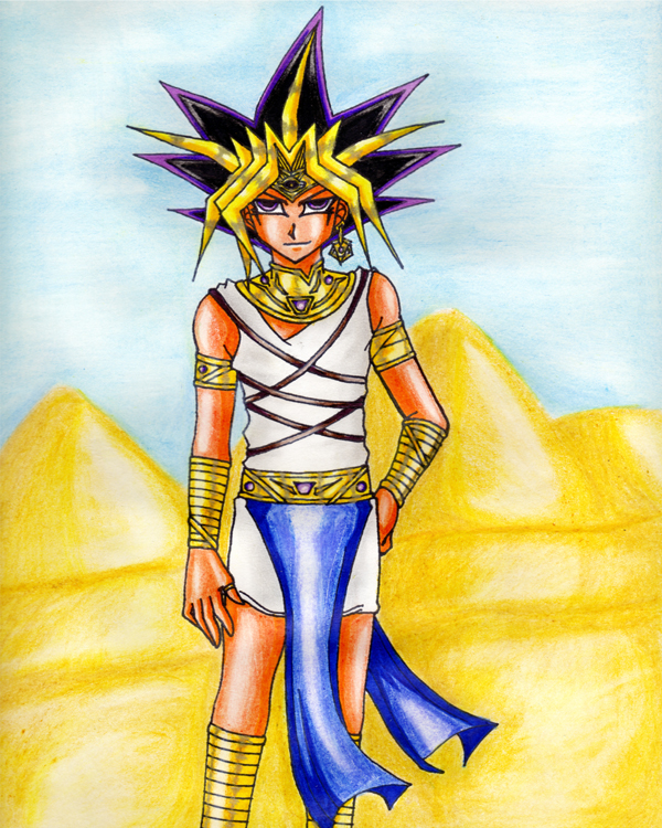 Pharaoh Atemu - egyptiandancer´s Request - by YamiSavrilleIshtar