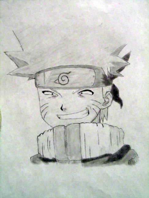 My First Naruto Drawing by YamiYugi1