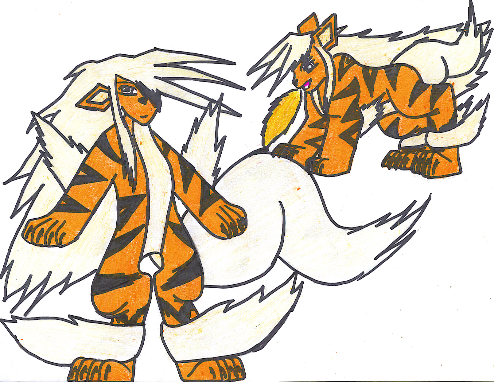 Arcanine Girl by Yami_And_The_Fallen_Angel