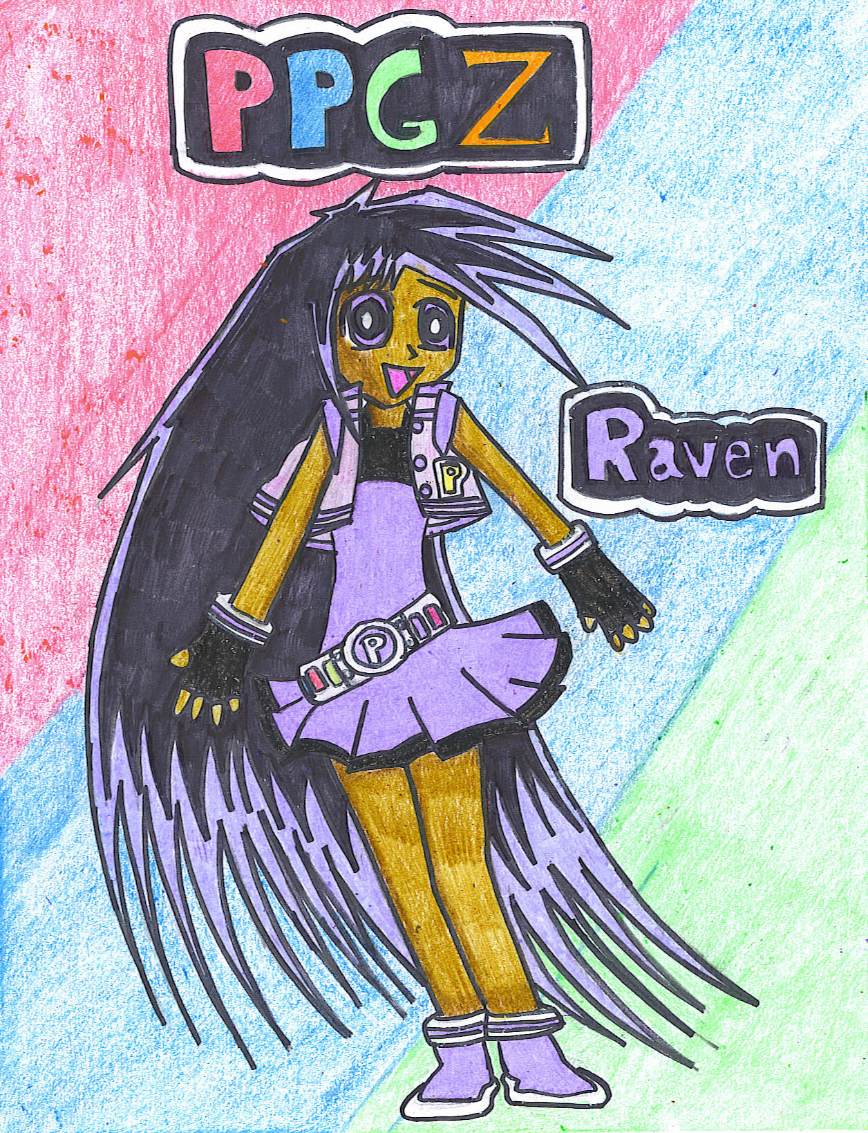 PowerPuff Girls Z- Raven by Yami_And_The_Fallen_Angel