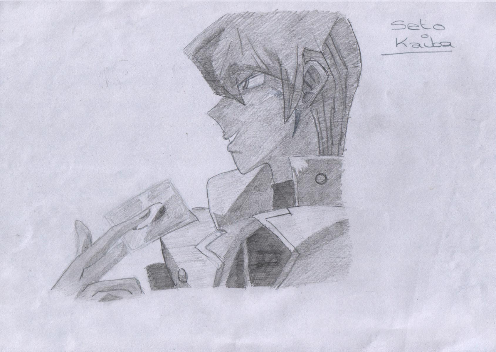 First pic of seto kaiba completed by Yamikitten4390