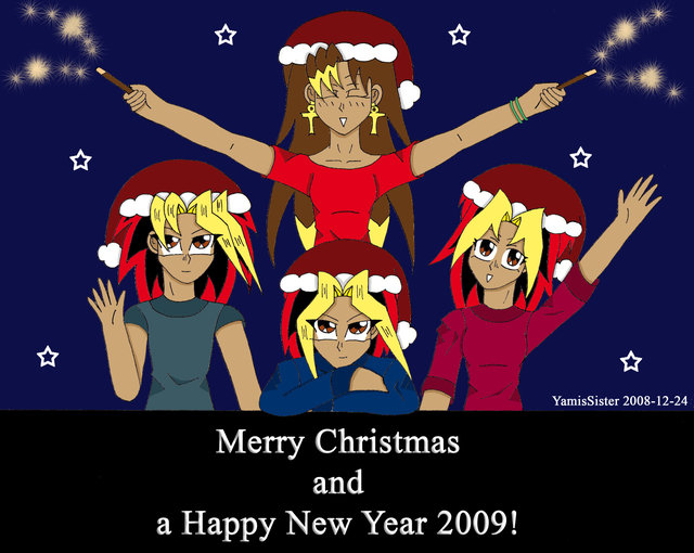 Merry Christmas and a Happy New Year 2009! ^^ by YamisSister