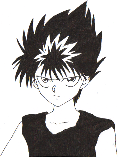 Ink Hiei by Yashie44