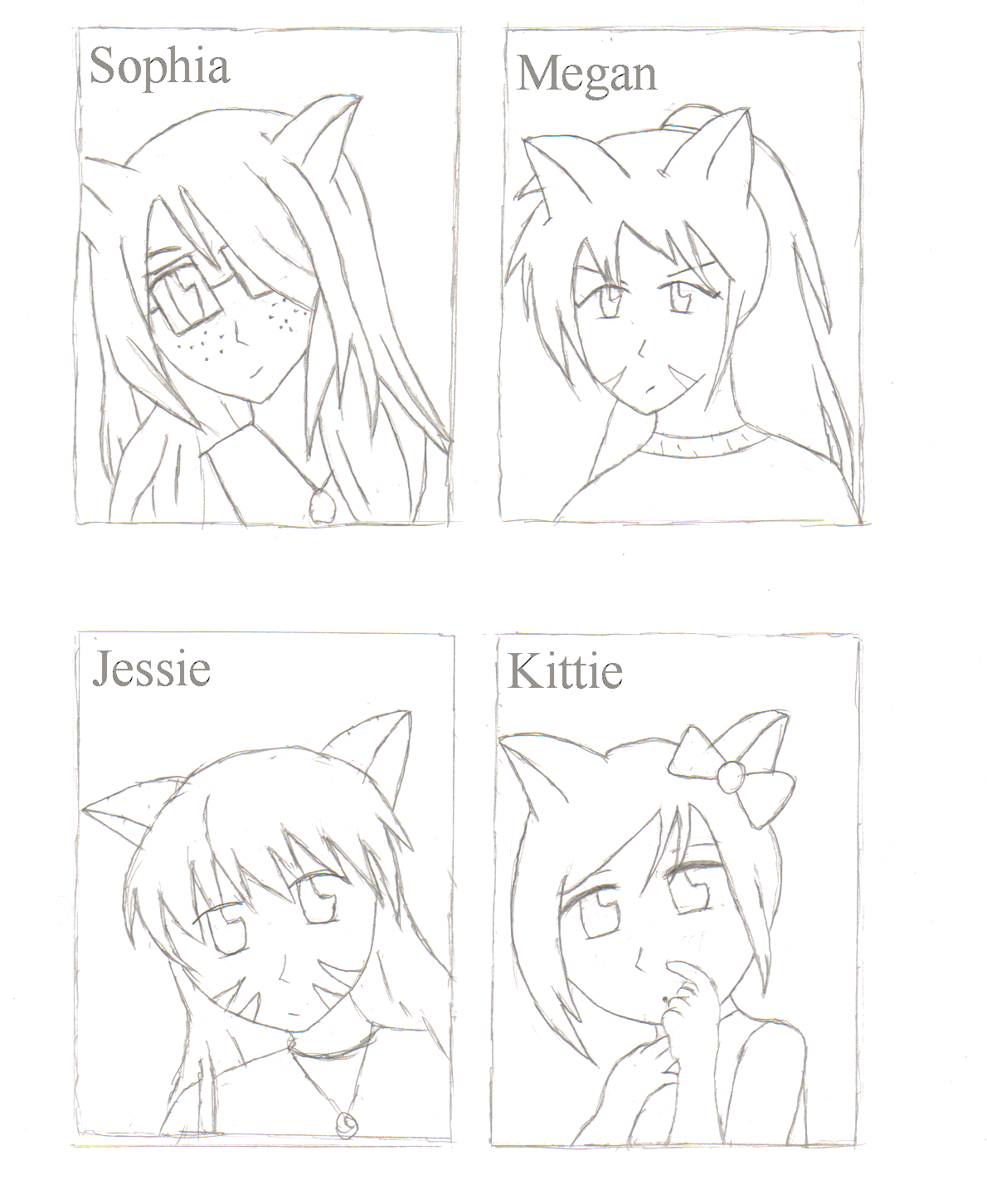 Catboy comic: The cast by Yashie44