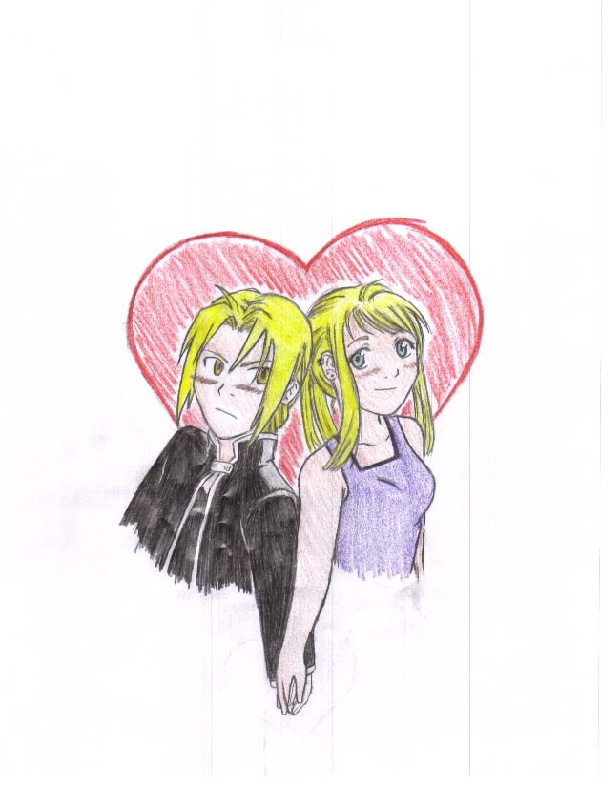 my first Winry and Ed! by Yin-Yang15