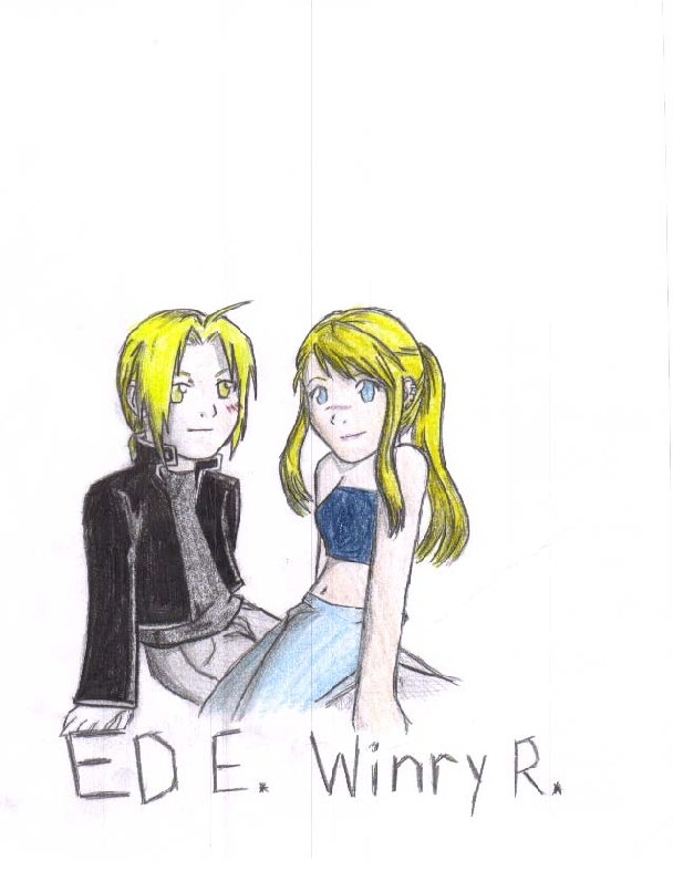 Winry and Ed 2 by Yin-Yang15