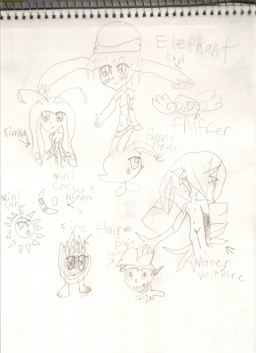 my made up monsters That no one gives a crap about by YoYo_Xvd93