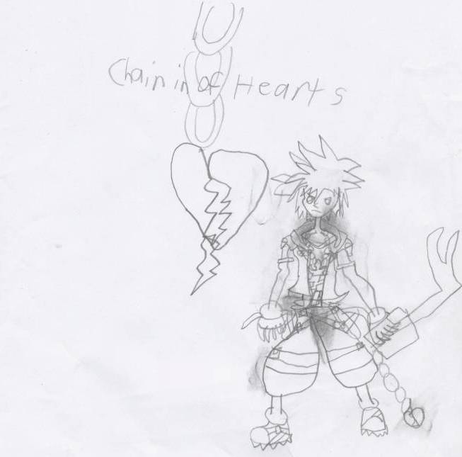 Chain of hearts (my first sora pic) by YoYo_Xvd93