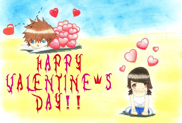 Happy  Valentine's day Sora!! by Yoko_KH