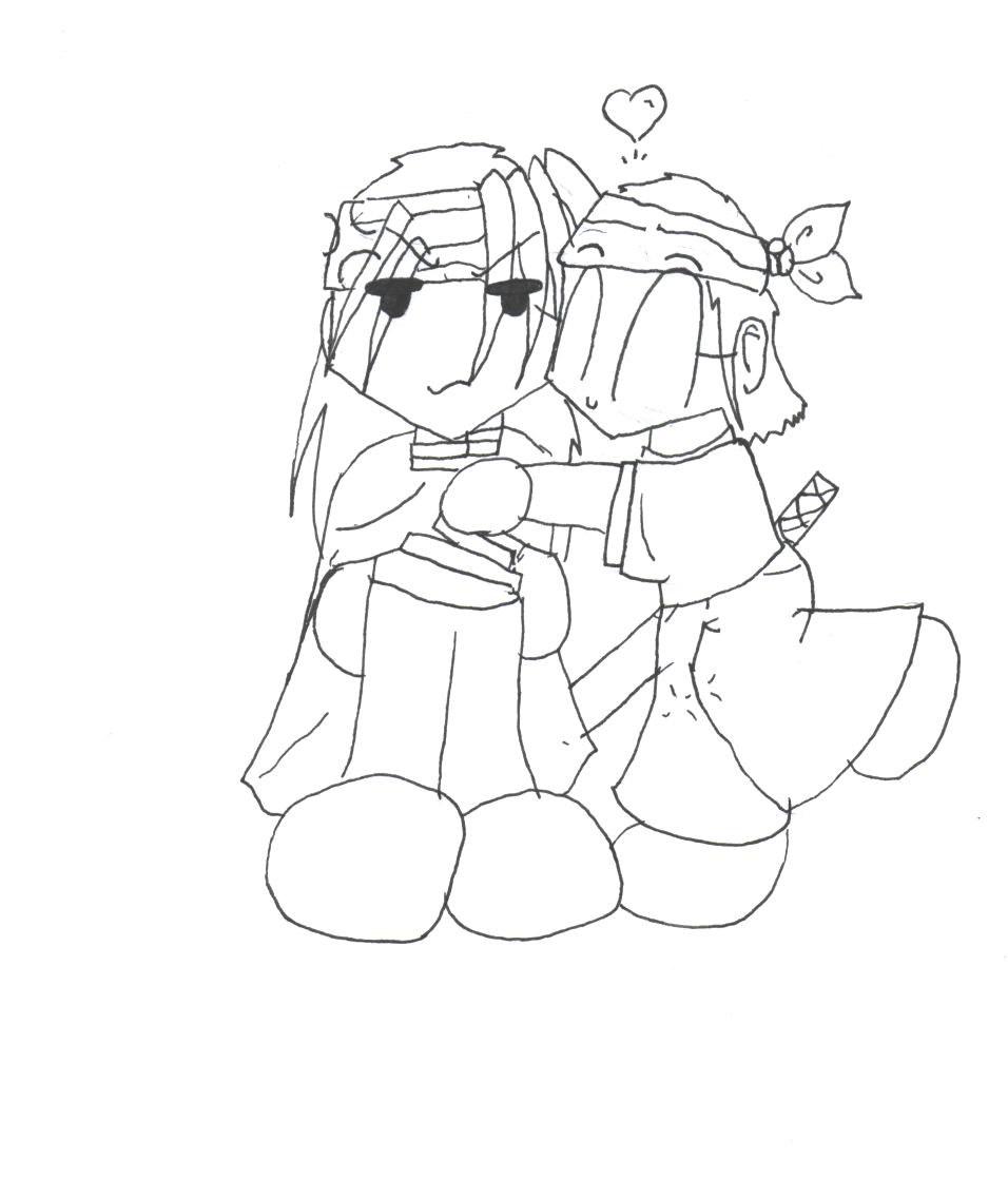 Zeph and Mina (request) by Yokoana