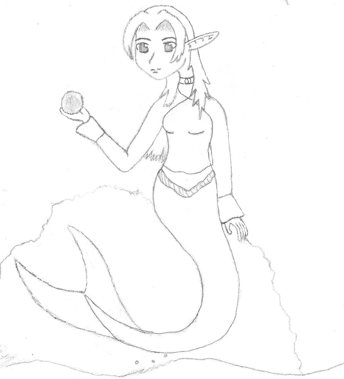 Yori as a Mermaid by YoriXYamiForever