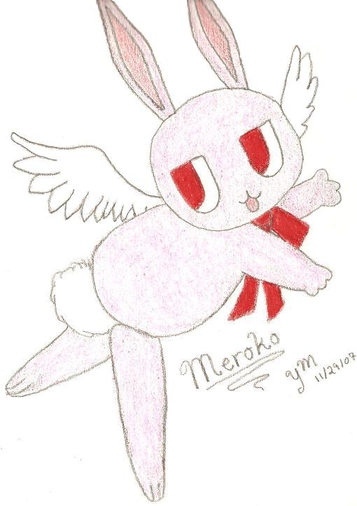 Meroko as bunny plushie!! ^^ by YoriXYamiForever