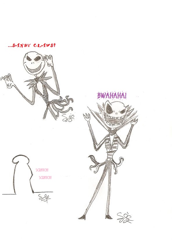 Jack Skellington Twice And A Guy You May Have Forgotten by Yoshi4EverAfter