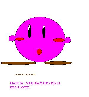My first pic. Kirby *Please Comment* by YoshiMaster