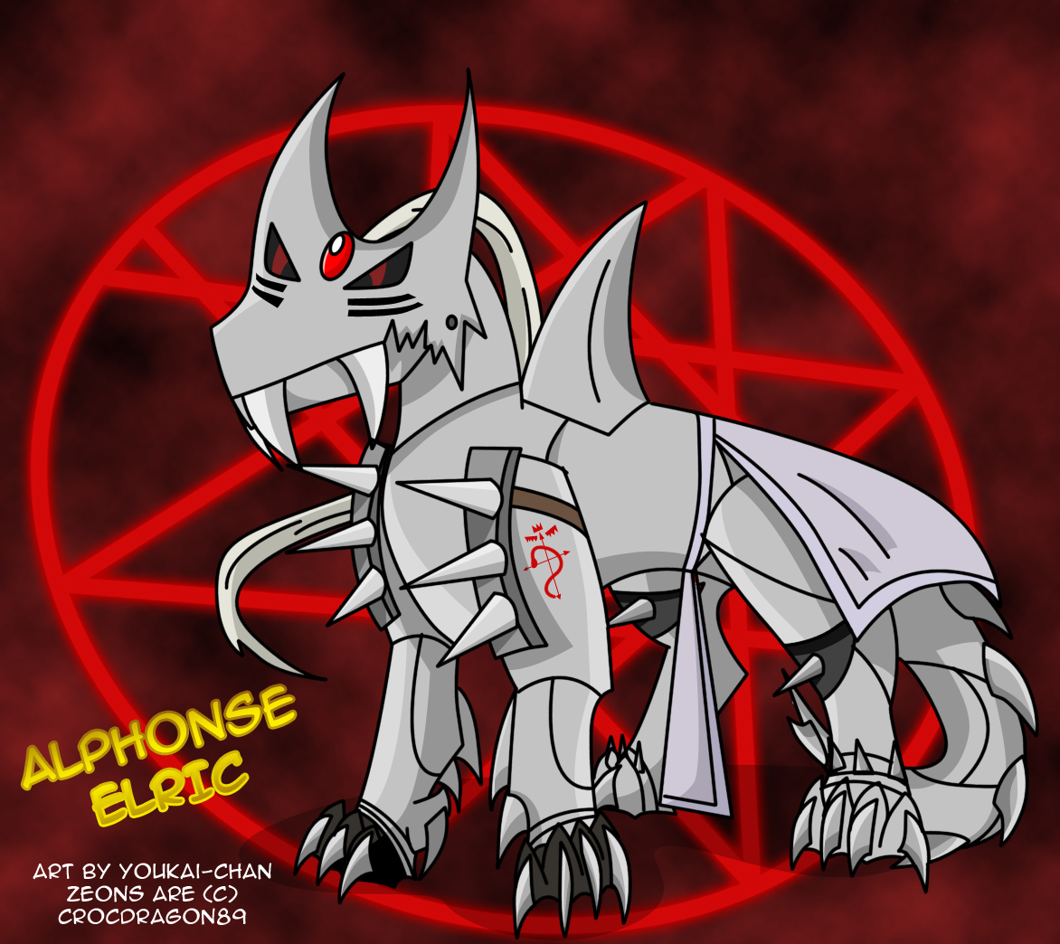 Alphonse Elric-Zeon Monsterized! by Youkai_exe807
