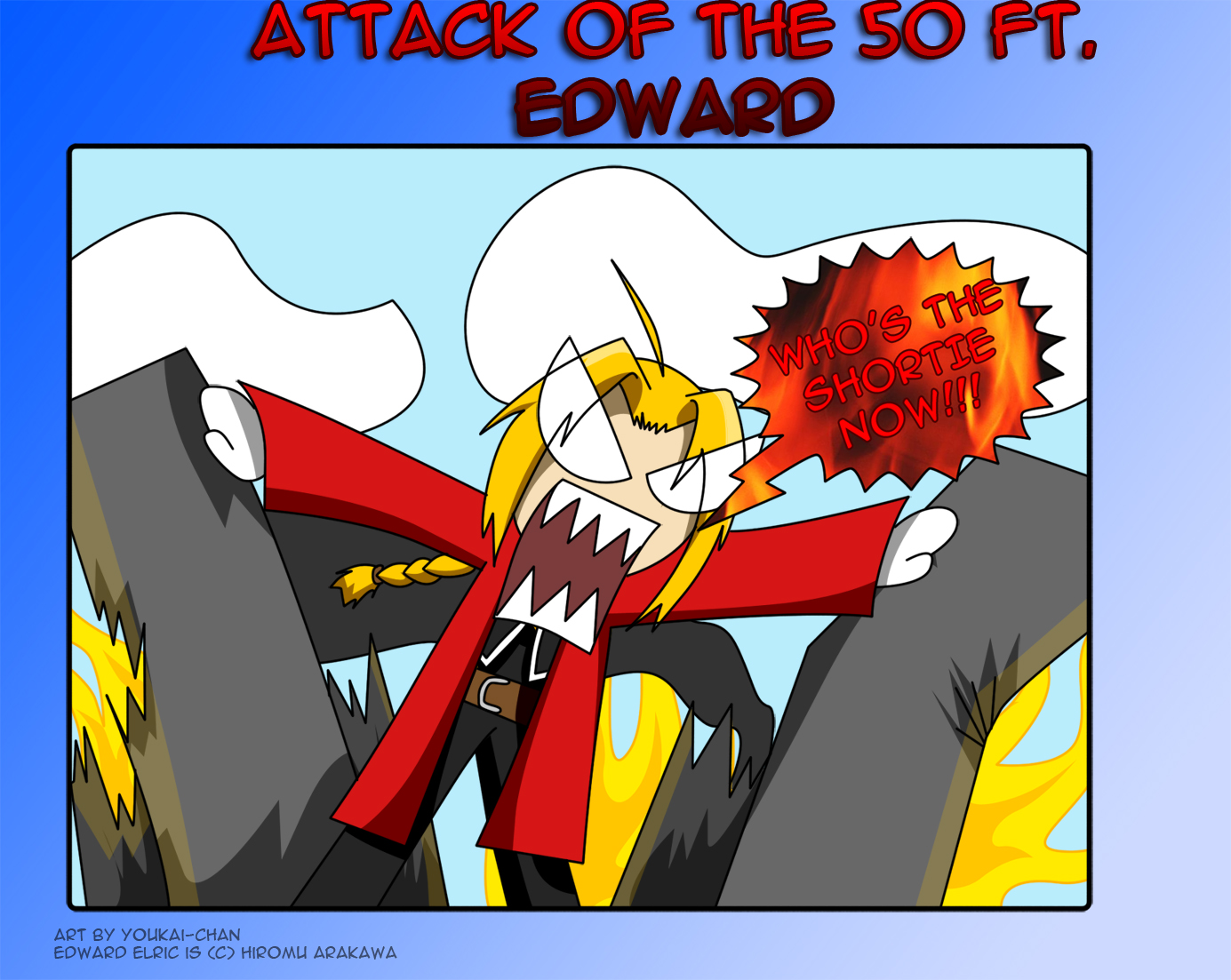 Attack of the 50 Ft. Edward by Youkai_exe807