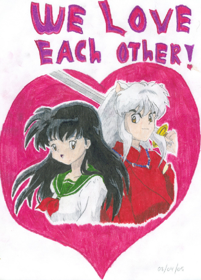 InuYasha and Kagome by Yu-Gi-Oh_Fan_number1