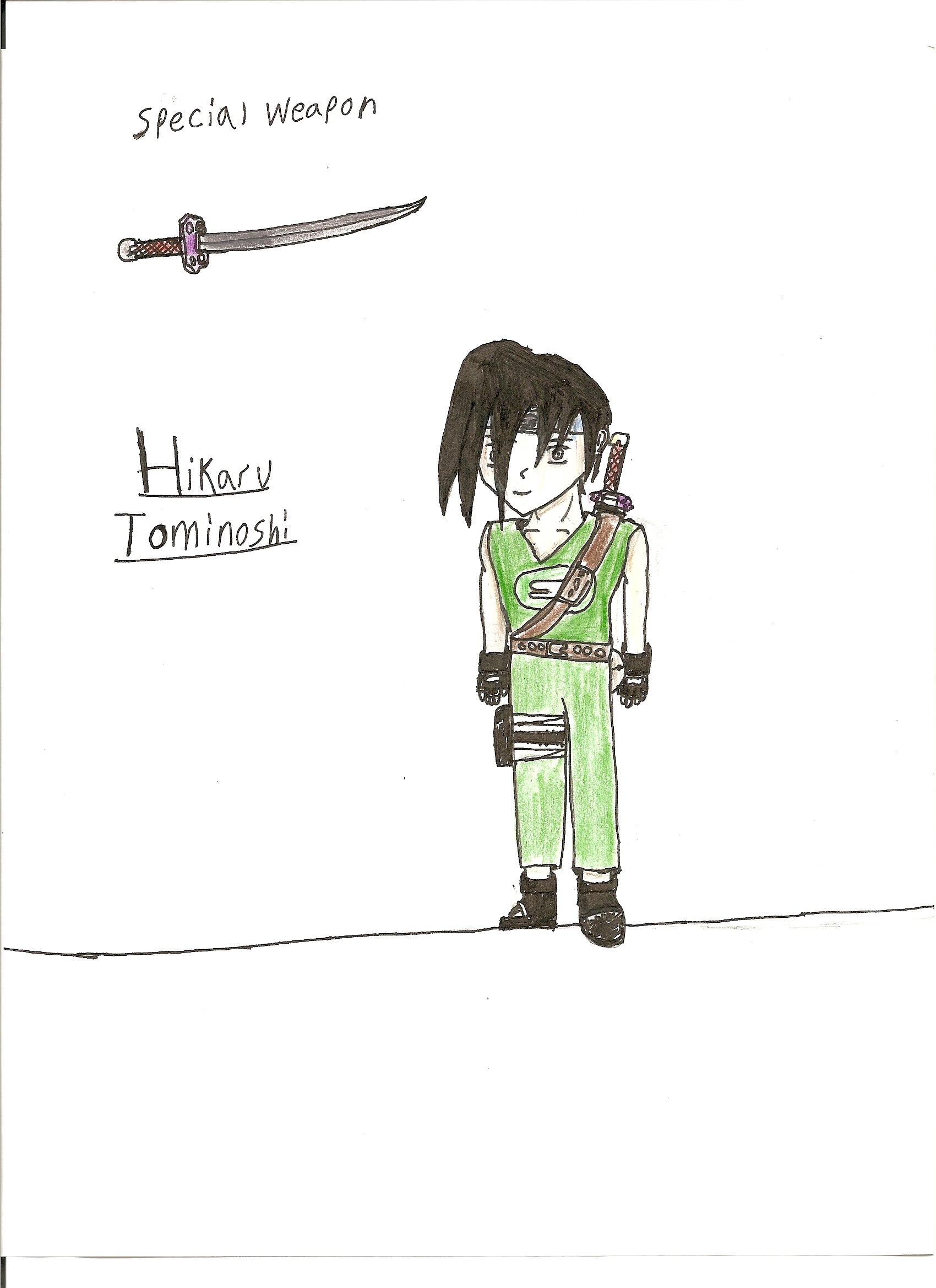 My OC Character Hikaru Tominoshi by Yugioh9000