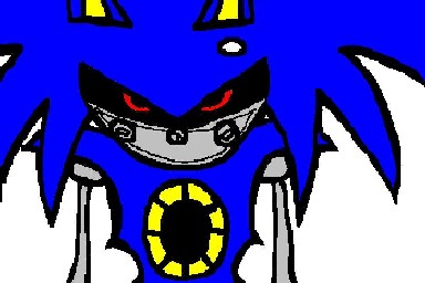Metal Sonic (my style on ms paint) by Yugioh999000