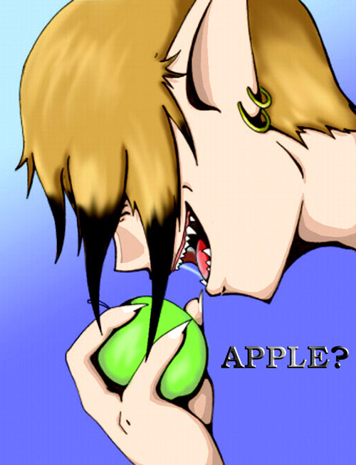 Apple? by YugixYami_CrazedFan