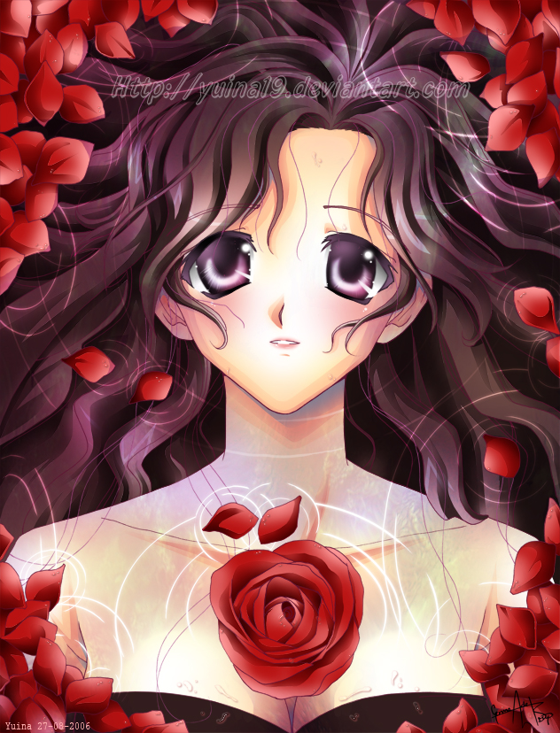 rose petal bath by Yuina