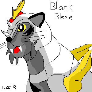 Black Blaze Oekaki by Yuka_Kenshin