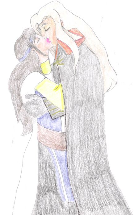Cassie Belmont and Alucard - The Kiss by Yuka_Kenshin
